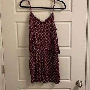 Lucky Brand Printed Romper with Pockets